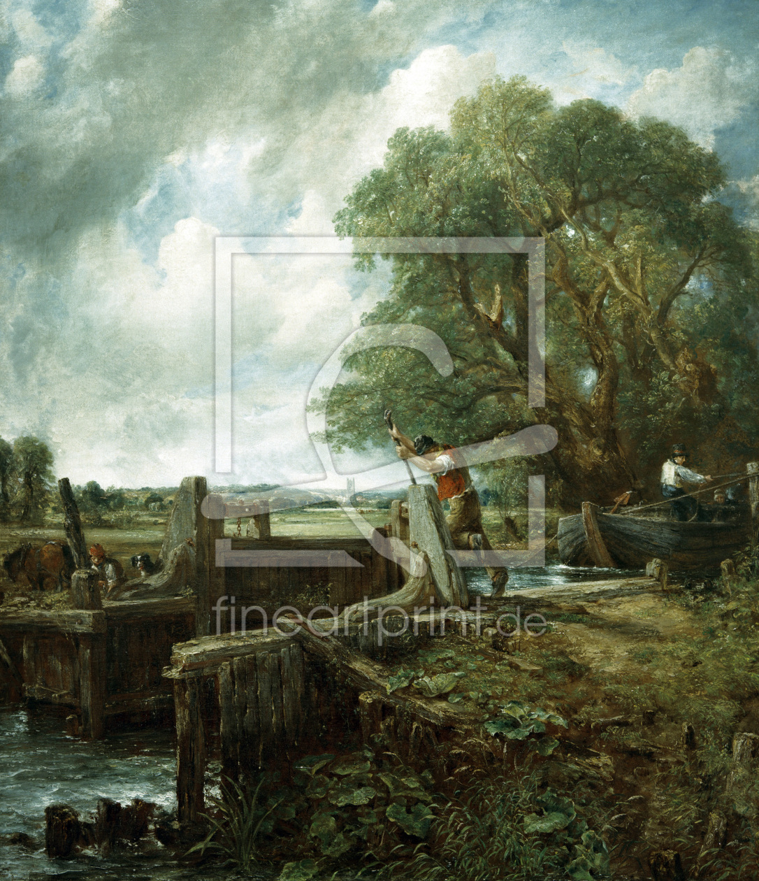 Bild-Nr.: 30008369 John Constable / The lock / 1824 erstellt von Constable, John