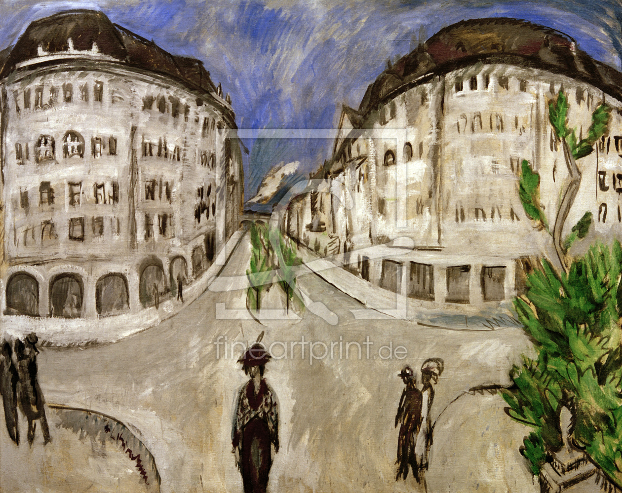 Bild-Nr.: 30008401 E.L.Kirchner, Street in city park erstellt von Ernst Ludwig Kirchner