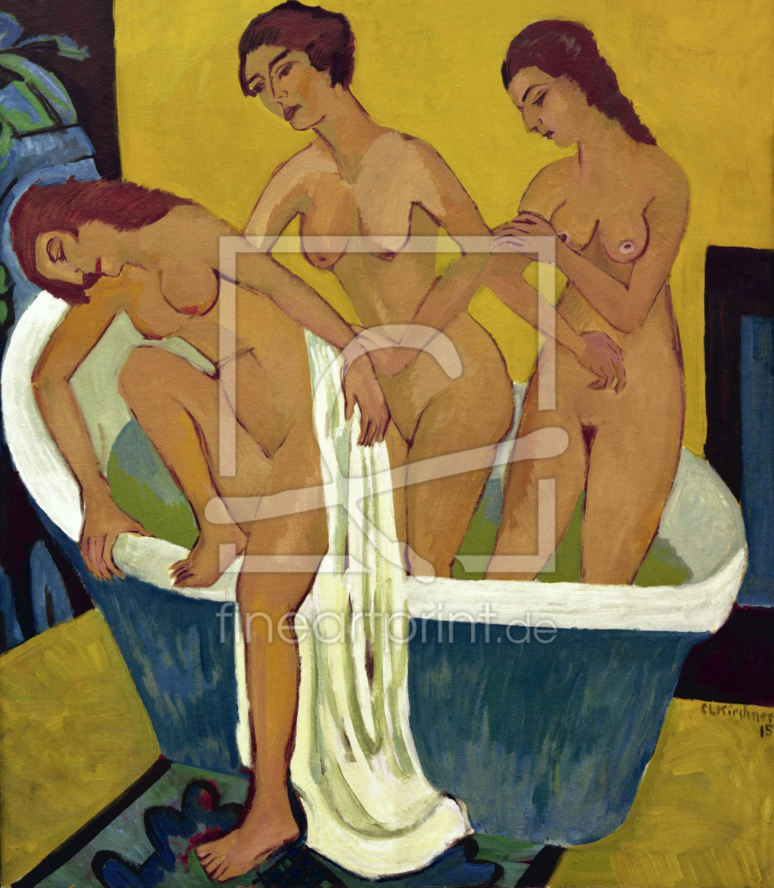 Bild-Nr.: 30008425 E.L.Kirchner / Bathing Women / 1915-25 erstellt von Ernst Ludwig Kirchner