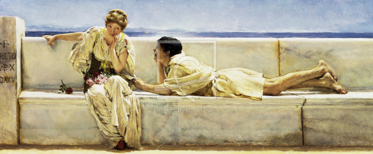 Bild-Nr.: 30008507 L.Alma-Tadema, A Question. erstellt von Alma-Tadema, Lawrence