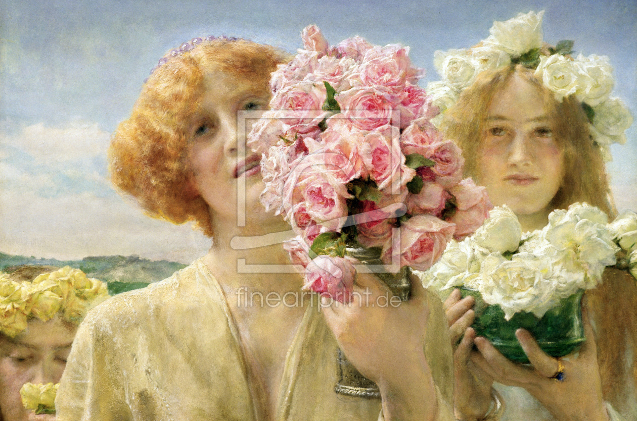 Bild-Nr.: 30008521 L.Alma-Tadema  /A Summer Offering/ 1911 erstellt von Alma-Tadema, Lawrence