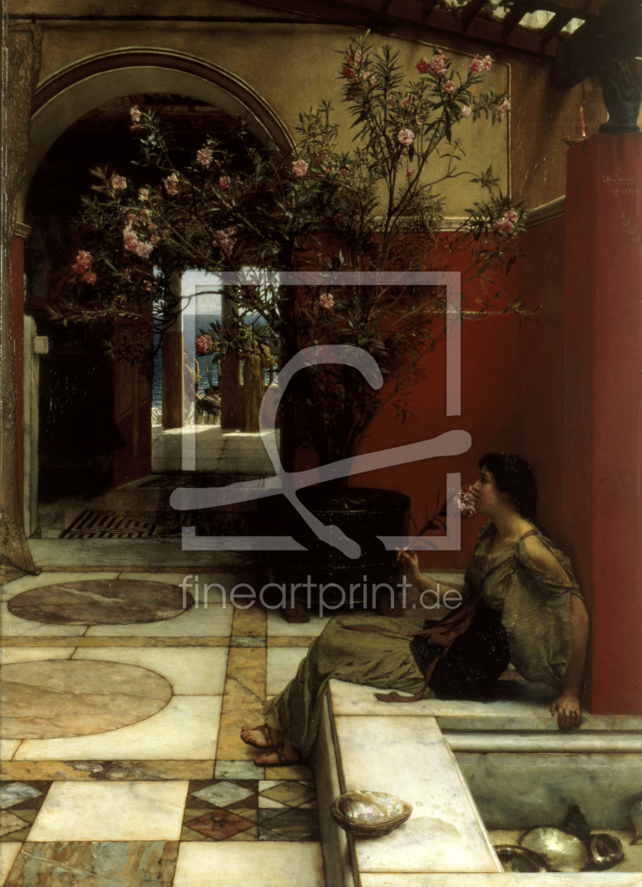 Bild-Nr.: 30008531 L.Alma-Tadema, The Oleander. erstellt von Alma-Tadema, Lawrence