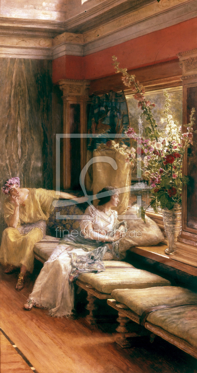 Bild-Nr.: 30008547 u.Alma-Tadema, Vain Courtship, 1900 erstellt von Alma-Tadema, Lawrence