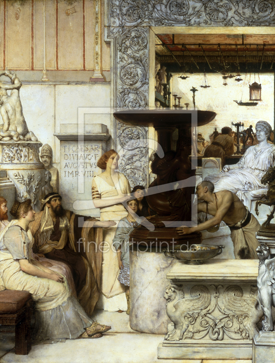 Bild-Nr.: 30008557 L.Alma-Tadema, A Sculpture Garden, 1875. erstellt von Alma-Tadema, Lawrence