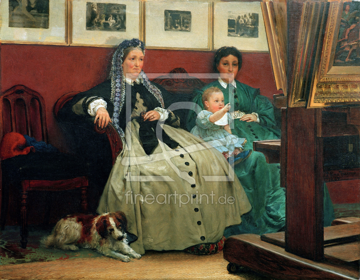 Bild-Nr.: 30008567 L.Alma-Tadema / My Studio / 1867 Bild-Nr.: 30008567 L.Alma-Tadema / My Studio / 1867 erstellt von Alma-Tadema, Lawrence