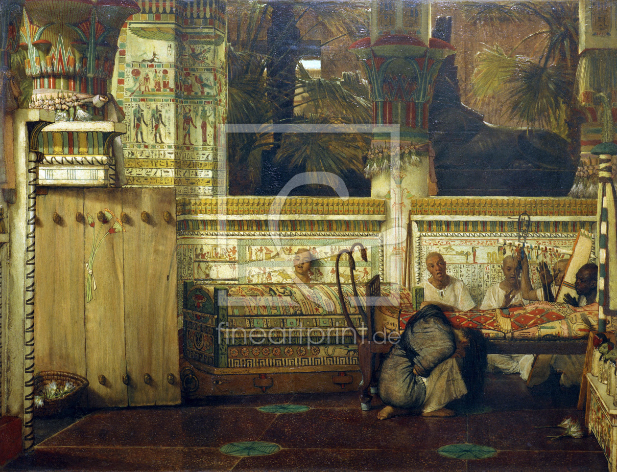 Bild-Nr.: 30008575 L.Alma-Tadema / Egyptian Widow / 1872 erstellt von Alma-Tadema, Lawrence