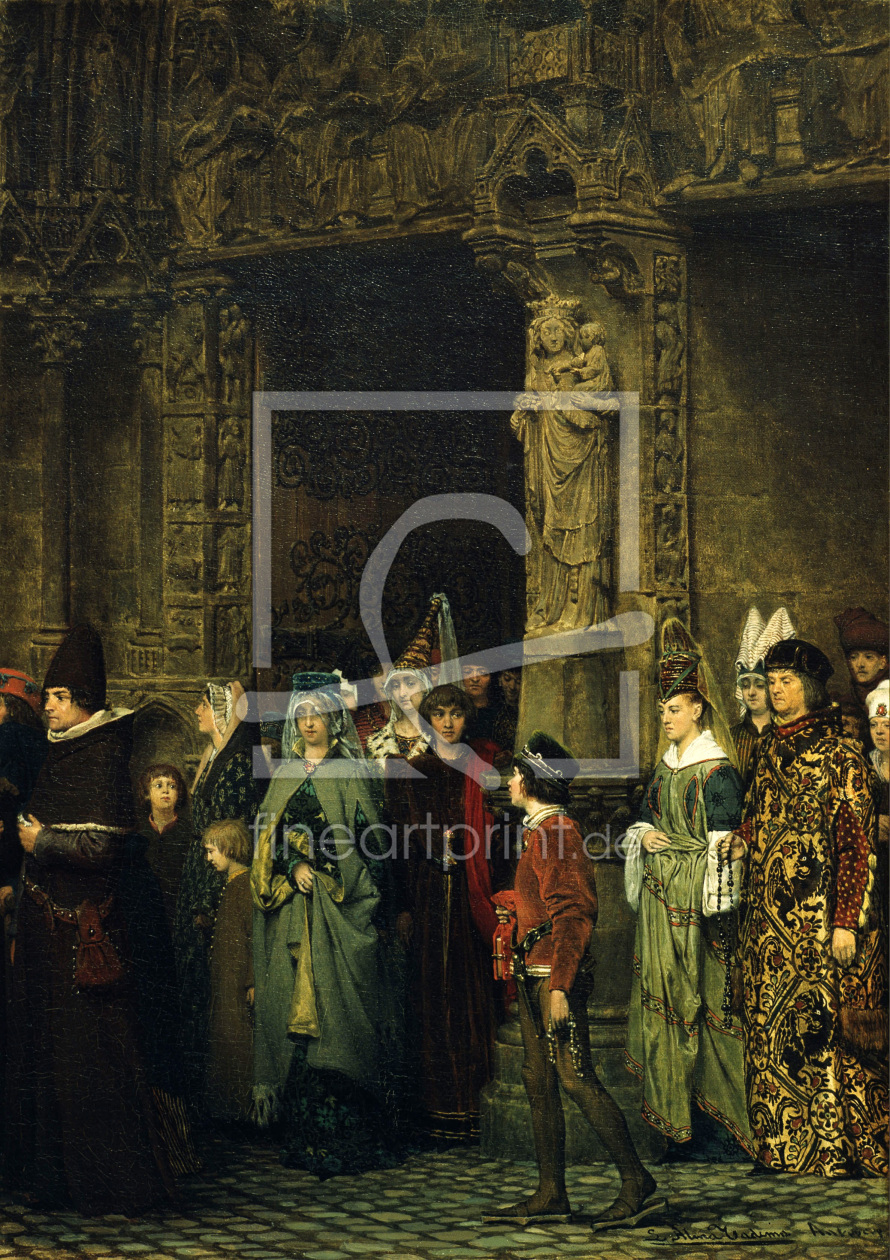 Bild-Nr.: 30008585 Church-goers / L.Alma-Tadema / 1864 Bild-Nr.: 30008585 Church-goers / L.Alma-Tadema / 1864 erstellt von Alma-Tadema, Lawrence