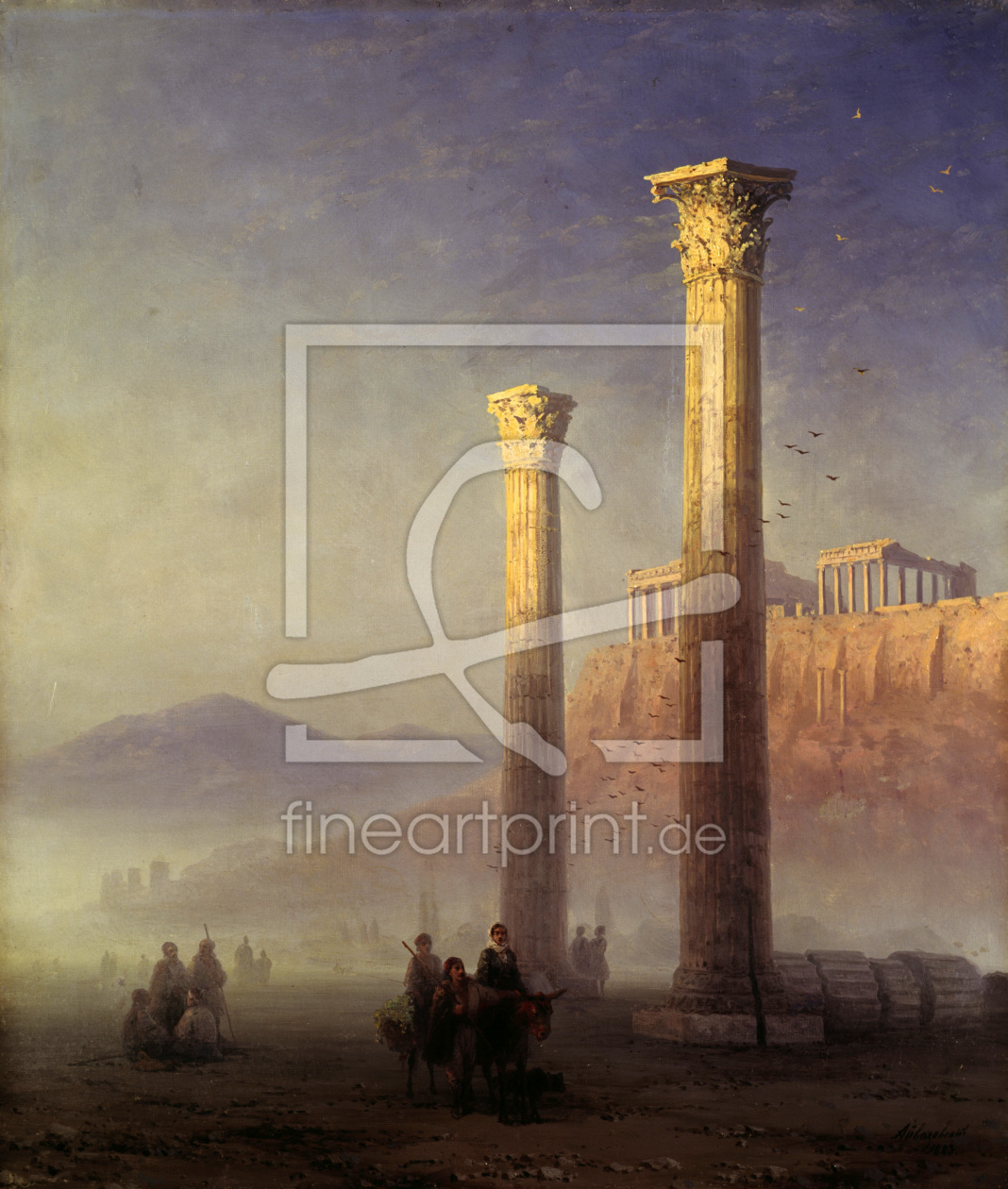 Bild-Nr.: 30008611 Athen, Olympieion / Aivazovsky erstellt von Aiwasowski, Iwan Konstantinowitsch