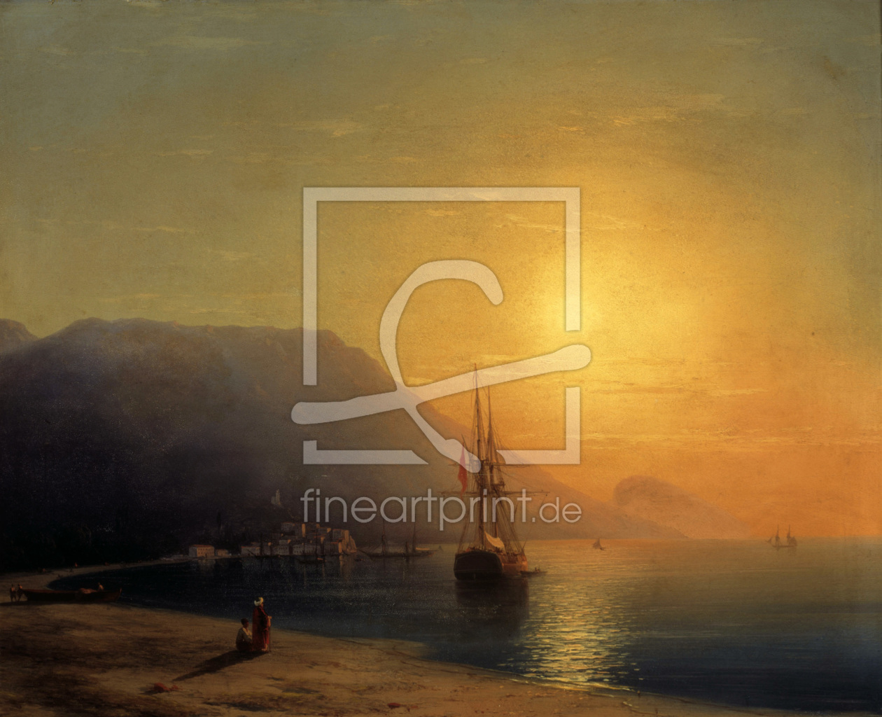 Bild-Nr.: 30008629 I.Aivazovsky, Sunset off Ayu Dag, 1861. erstellt von Aiwasowski, Iwan Konstantinowitsch