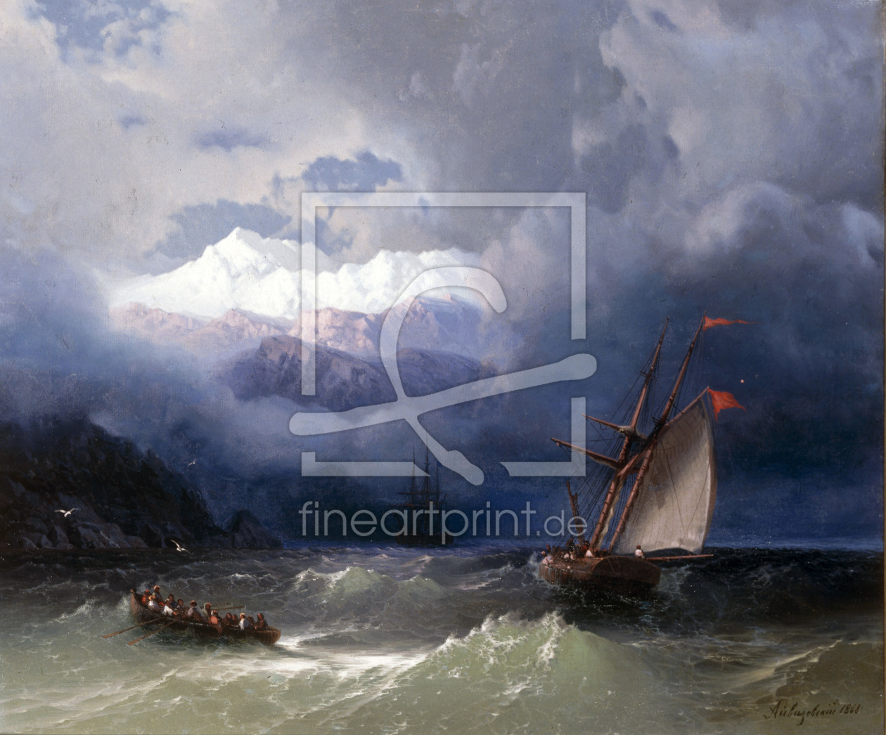 Bild-Nr.: 30008651 I.K.Aivazovsky, Shipping in Stormy Sea erstellt von Aiwasowski, Iwan Konstantinowitsch