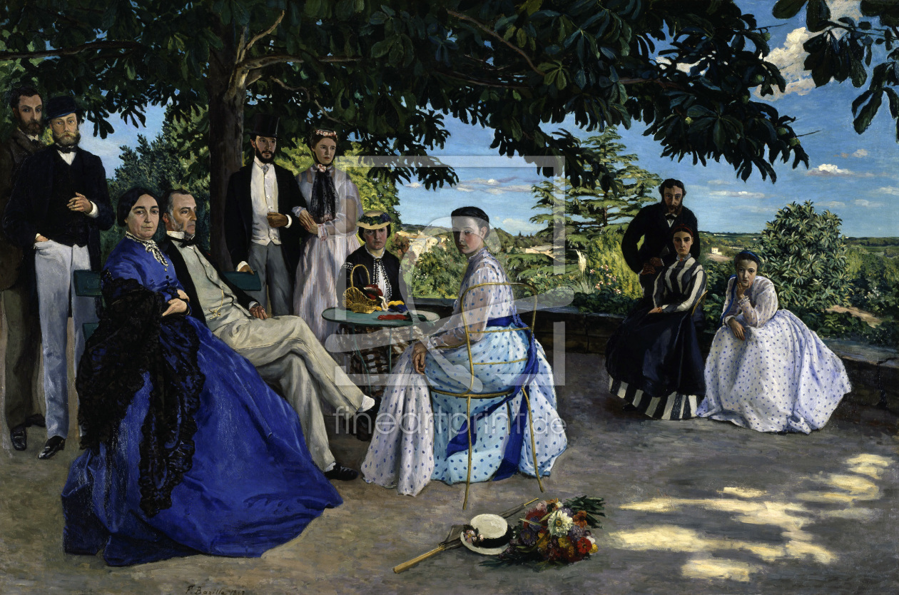 Bild-Nr.: 30008691 Frederic Bazille / Réunion de famille erstellt von Bazille, Frédéric