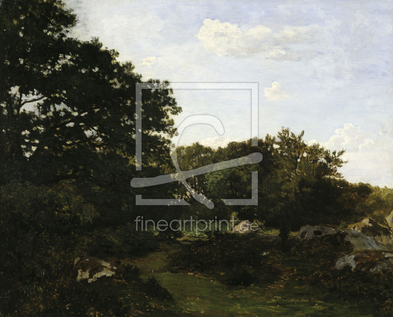 Bild-Nr.: 30008693 F.Bazille / Edge of the forest / 1865 erstellt von Bazille, Frédéric