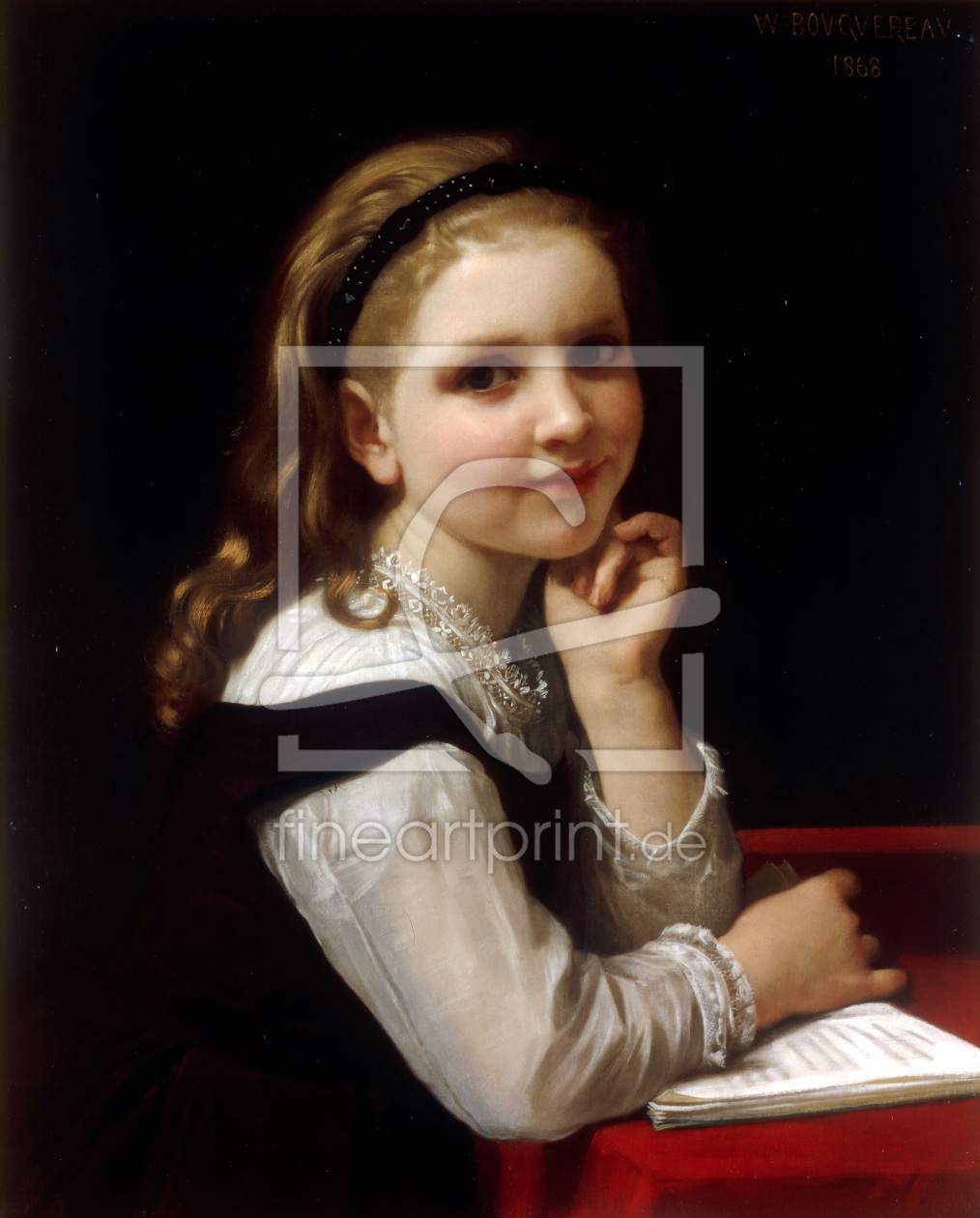 Bild-Nr.: 30008701 W.Bouguereau, Jeune Ecoliere, 1868 erstellt von Bouguereau, William Adolphe