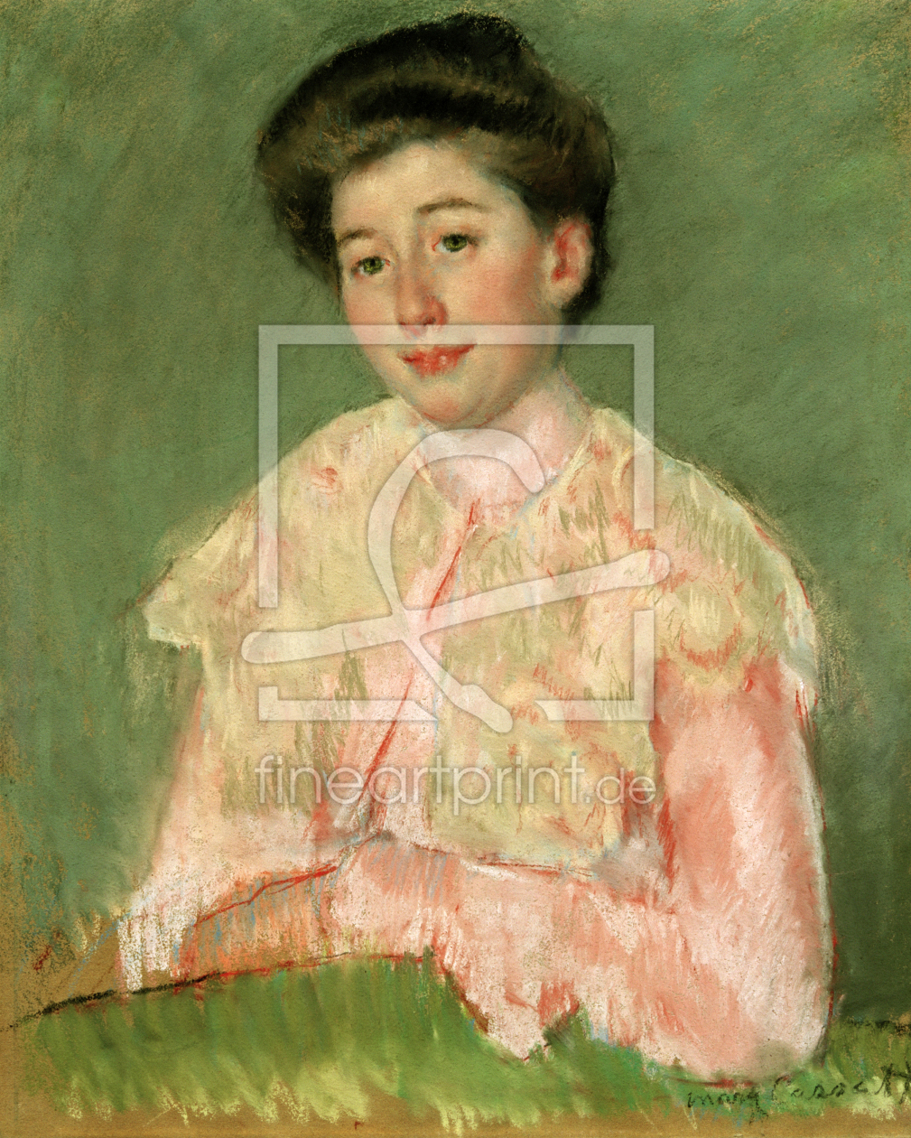 Bild-Nr.: 30008749 Cassatt / Smiling Woman in Pink Blouse erstellt von Cassatt, Mary