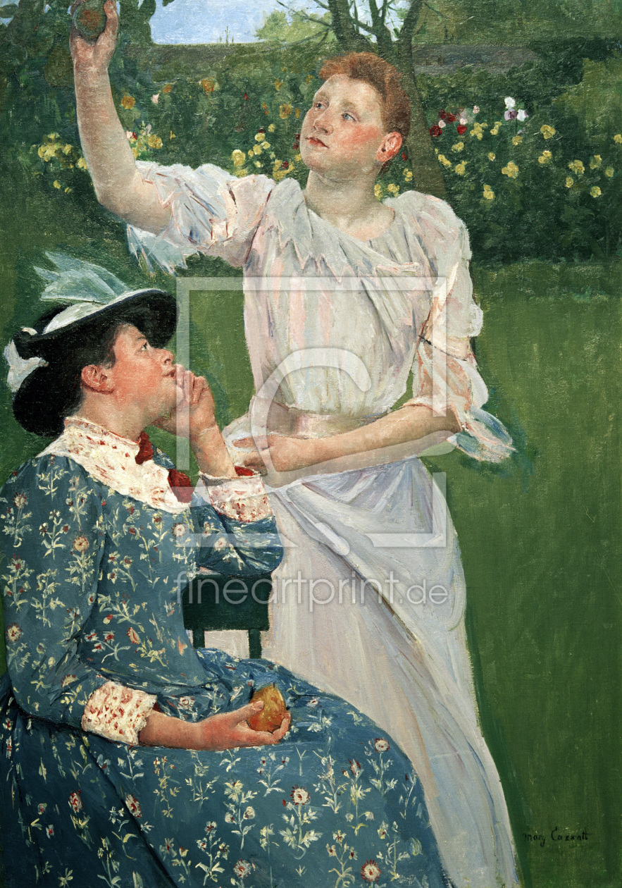 Bild-Nr.: 30008761 Cassatt / Young Women Picking Fruit erstellt von Cassatt, Mary