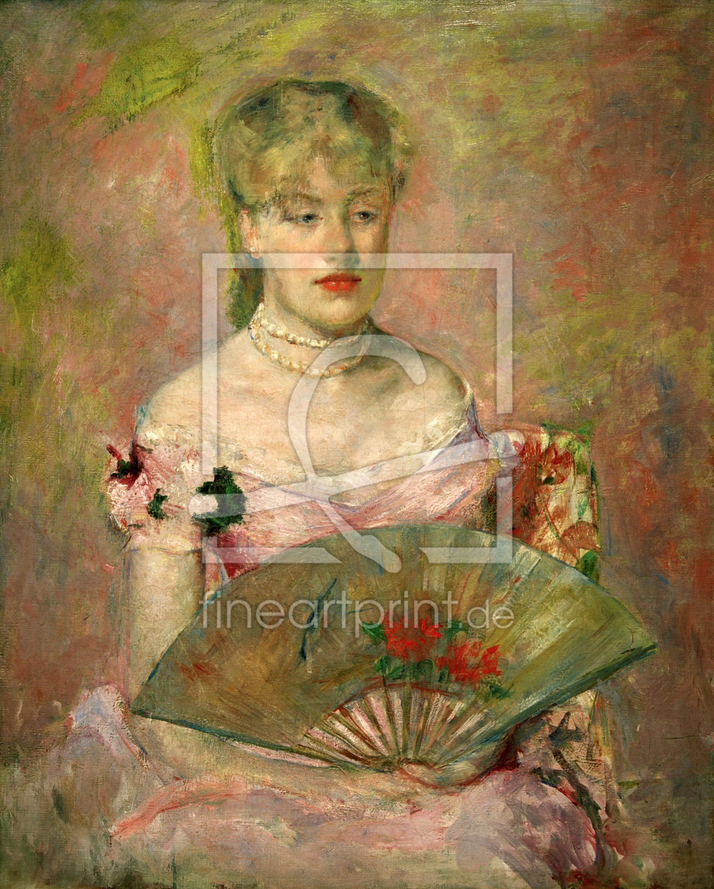 Bild-Nr.: 30008777 M. Cassatt, A. Ch. Gaillard with Fan. erstellt von Cassatt, Mary