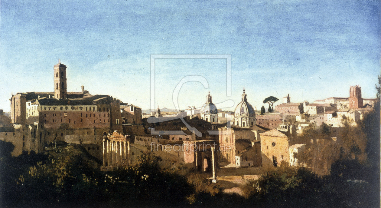 Bild-Nr.: 30008797 C. Corot / The Forum / 1826 erstellt von Corot, Jean Baptiste Camille
