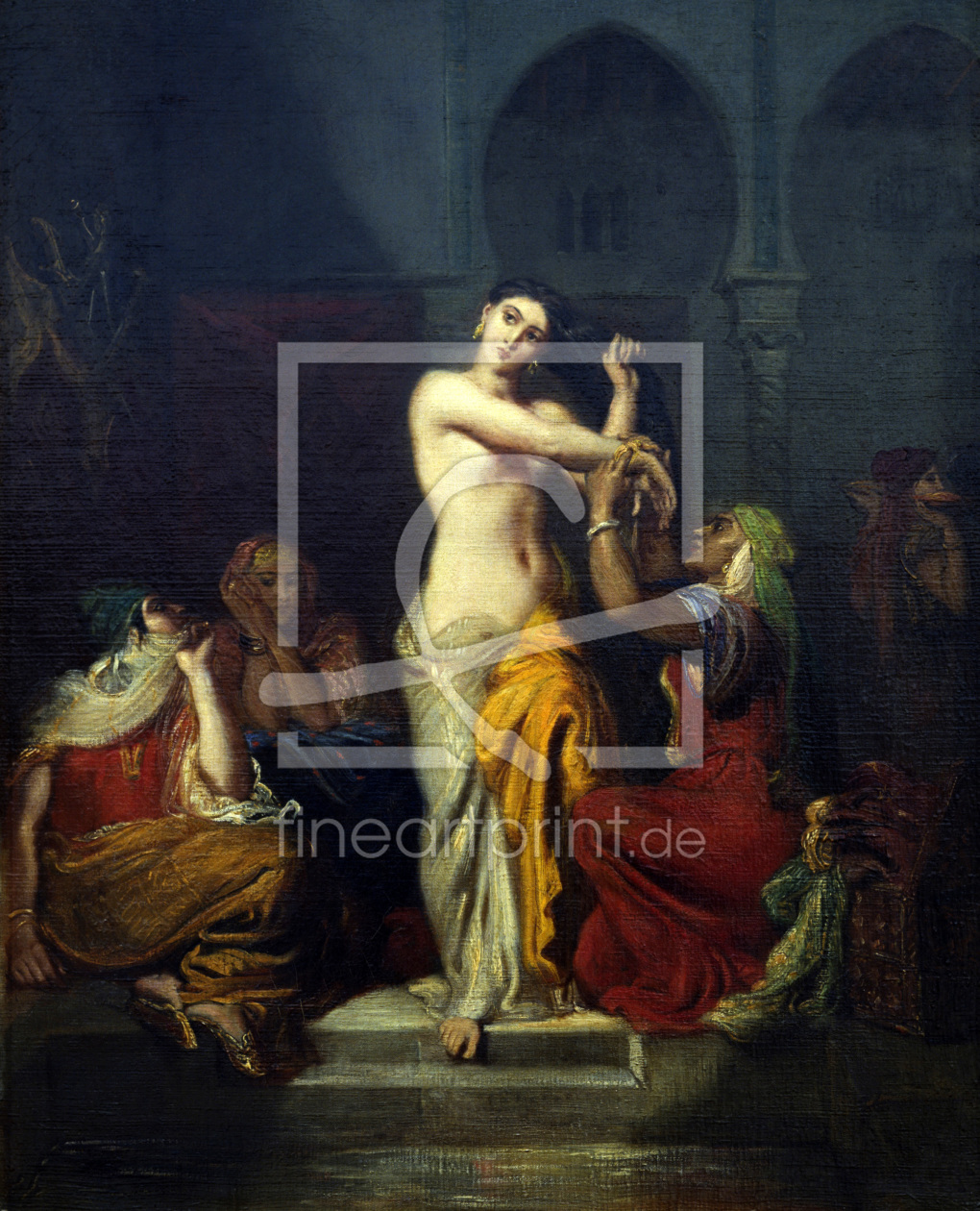 Bild-Nr.: 30008839 Theodore Chasseriau / Harem scene / 1854 erstellt von Chasseriau, Theodore