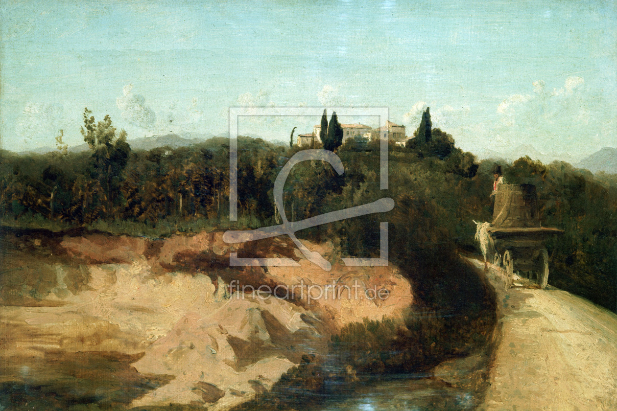 Bild-Nr.: 30008853 Camille Corot, Landscape in Italy erstellt von Corot, Jean Baptiste Camille