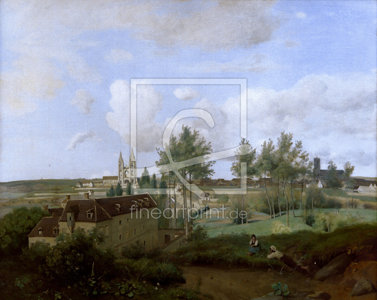 Bild-Nr.: 30008857 Corot / View of Soissons / Ppainting erstellt von Corot, Jean Baptiste Camille