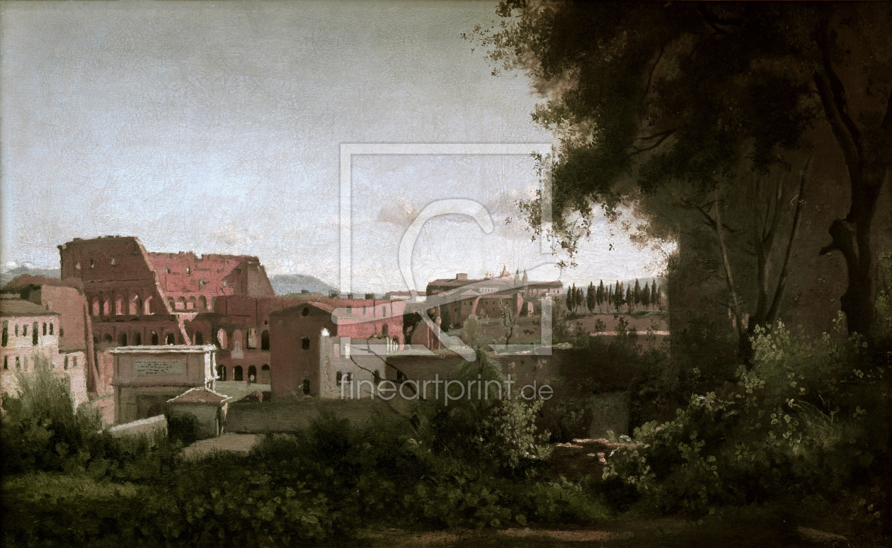 Bild-Nr.: 30008875 Colosseum from Farnesian Gardens / 1826 erstellt von Corot, Jean Baptiste Camille