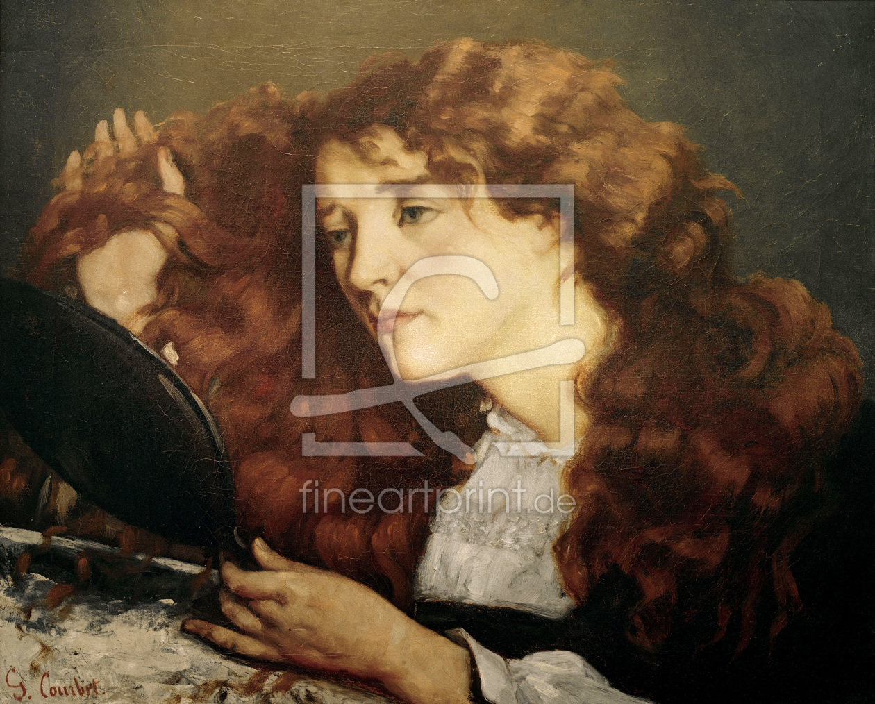 Bild-Nr.: 30008989 G.Courbet / Portrait of Jo / 1865 erstellt von Courbet, Gustave