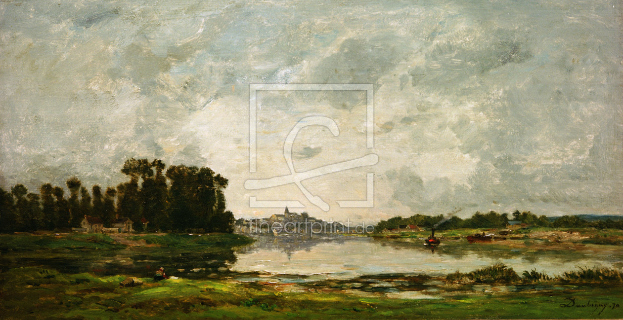 Bild-Nr.: 30009037 Ch.-F.Daubigny, Conflans erstellt von Daubigny, Charles-François