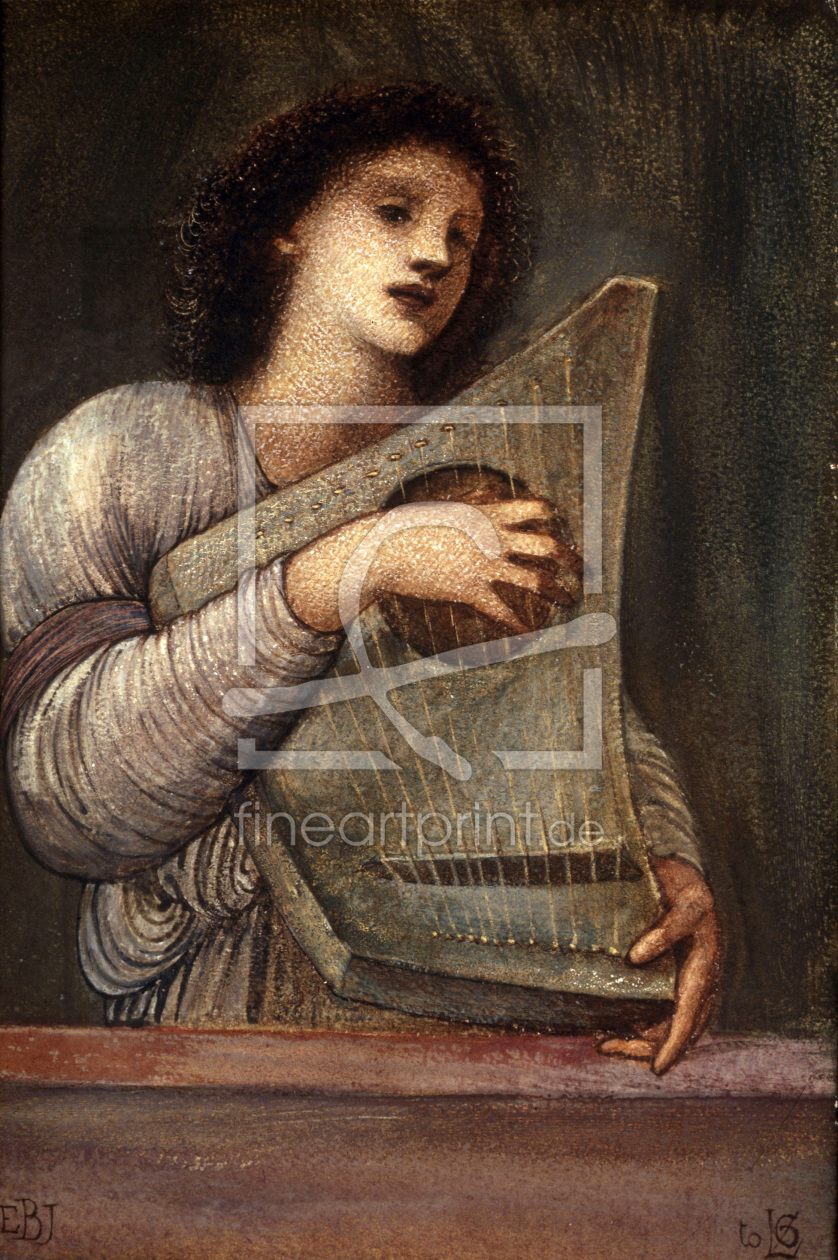 Bild-Nr.: 30009046 Burne-Jones / A Musician / undated erstellt von Burne-Jones, Edward