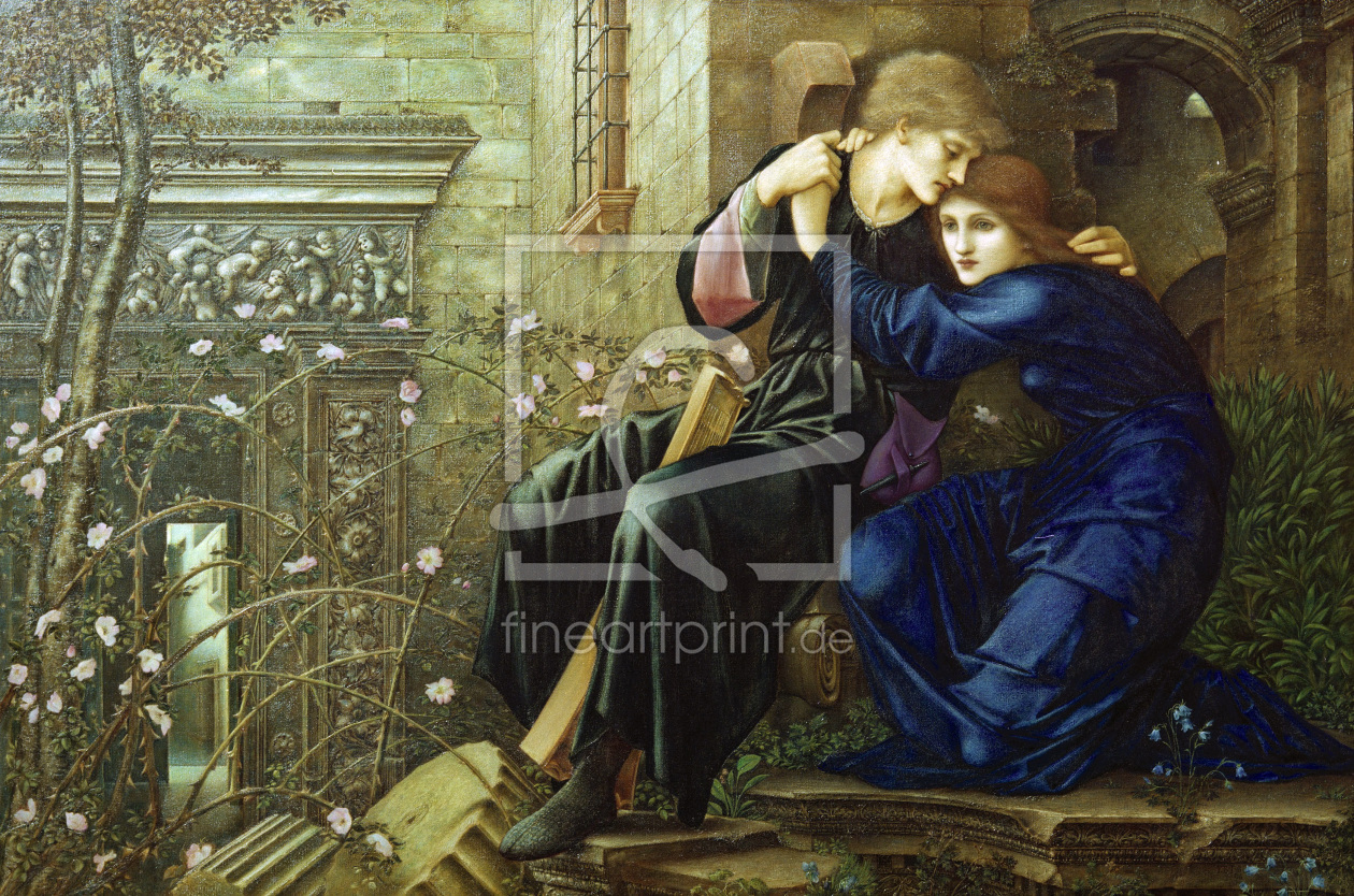 Bild-Nr.: 30009048 E.Burne-Jones / Love among Ruins / 1893 erstellt von Burne-Jones, Edward