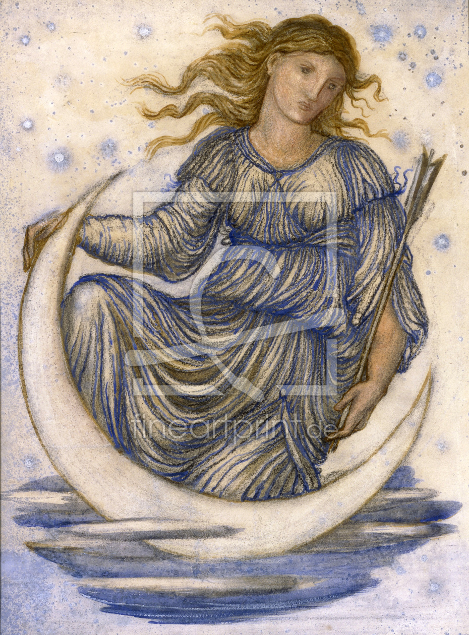 Bild-Nr.: 30009056 E.Burne-Jones, Luna. erstellt von Burne-Jones, Edward