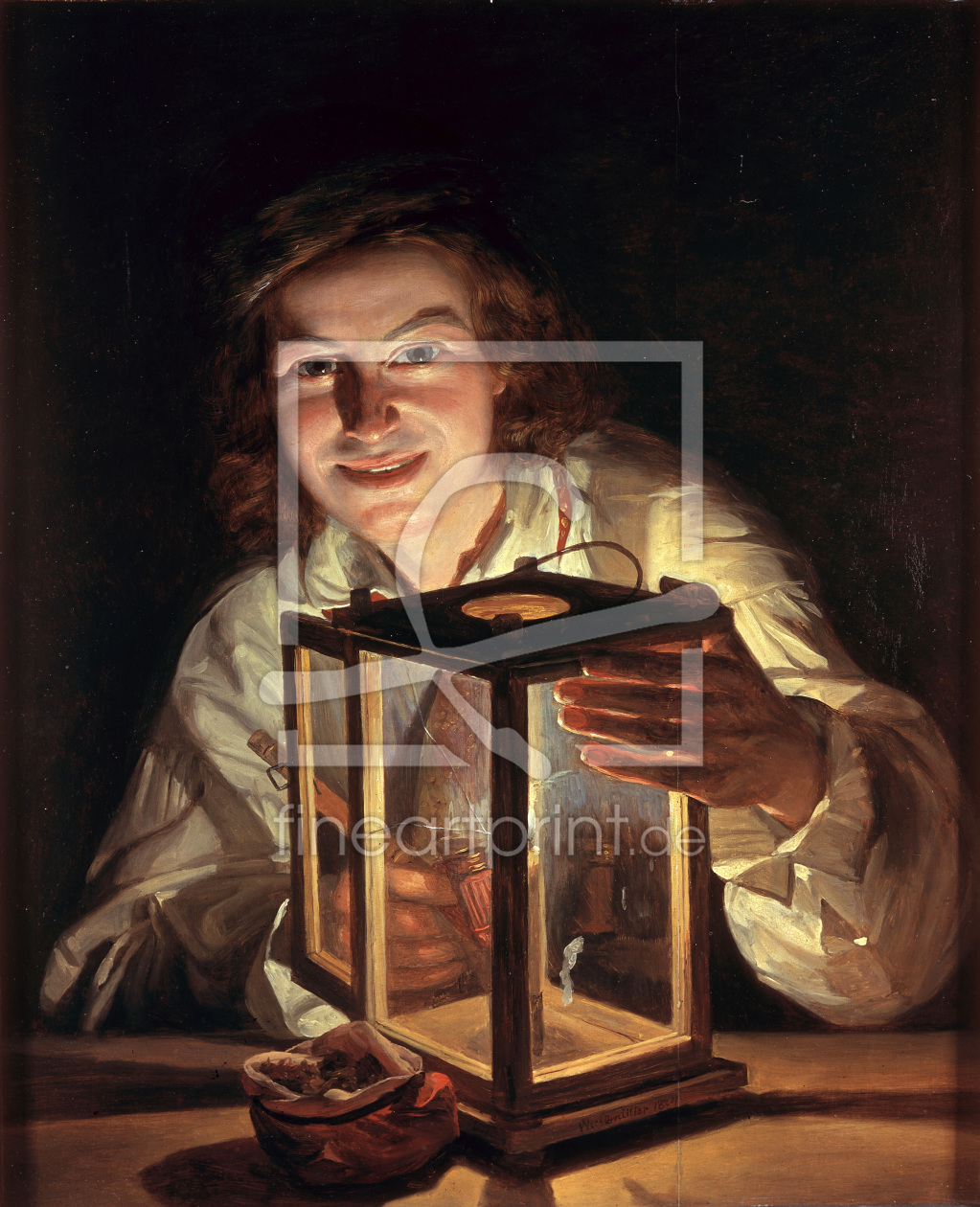 Bild-Nr.: 30009074 Waldmüller, Youth with Lantern / 1824 erstellt von Waldmüller, Ferdinand Georg