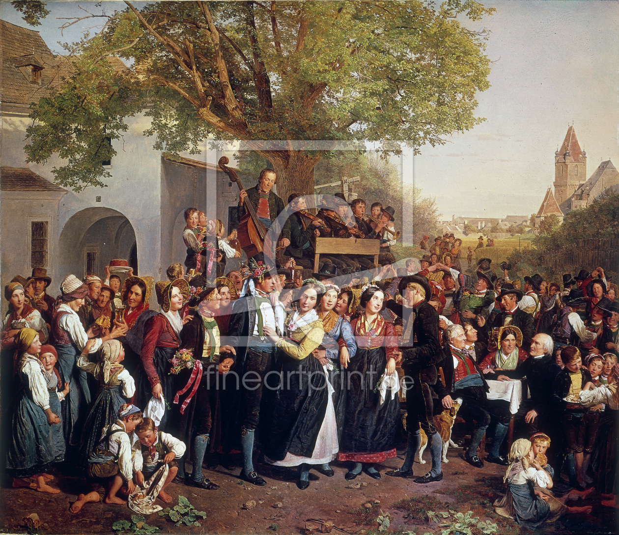 Bild-Nr.: 30009082 Waldmüller, Niederösterr.Bauernhochzeit erstellt von Waldmüller, Ferdinand Georg