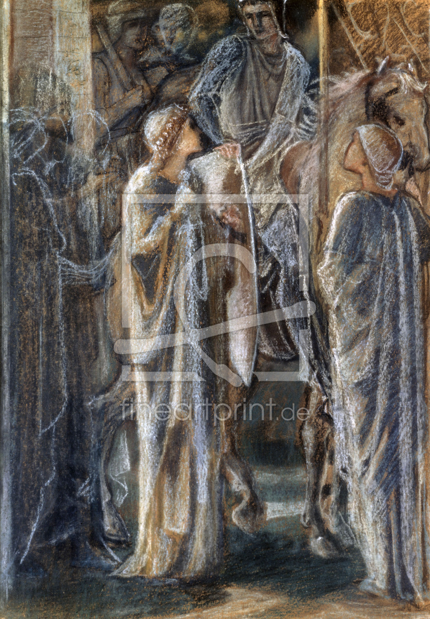 Bild-Nr.: 30009204 E.Burne-Jones, Study for Departure of... erstellt von Burne-Jones, Edward