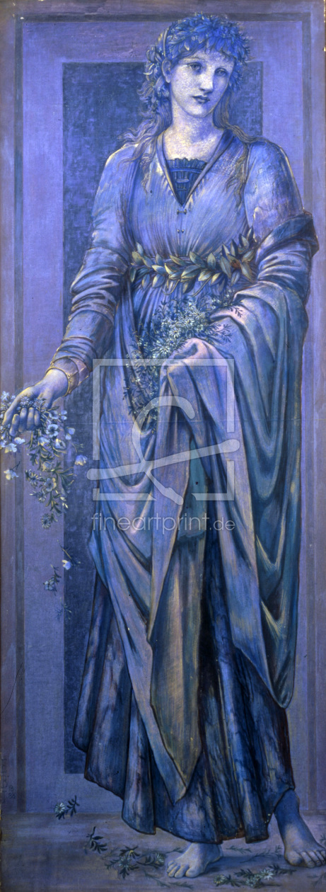 Bild-Nr.: 30009210 E.Burne-Jones, Flora, c.1885. erstellt von Burne-Jones, Edward