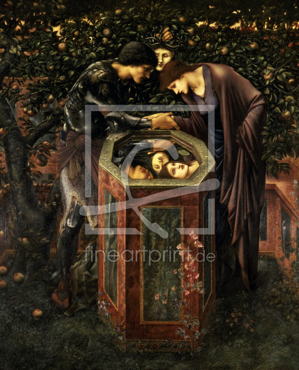 Bild-Nr.: 30009214 Burne-Jones, The Palefud Head/Ptg./1887 erstellt von Burne-Jones, Edward