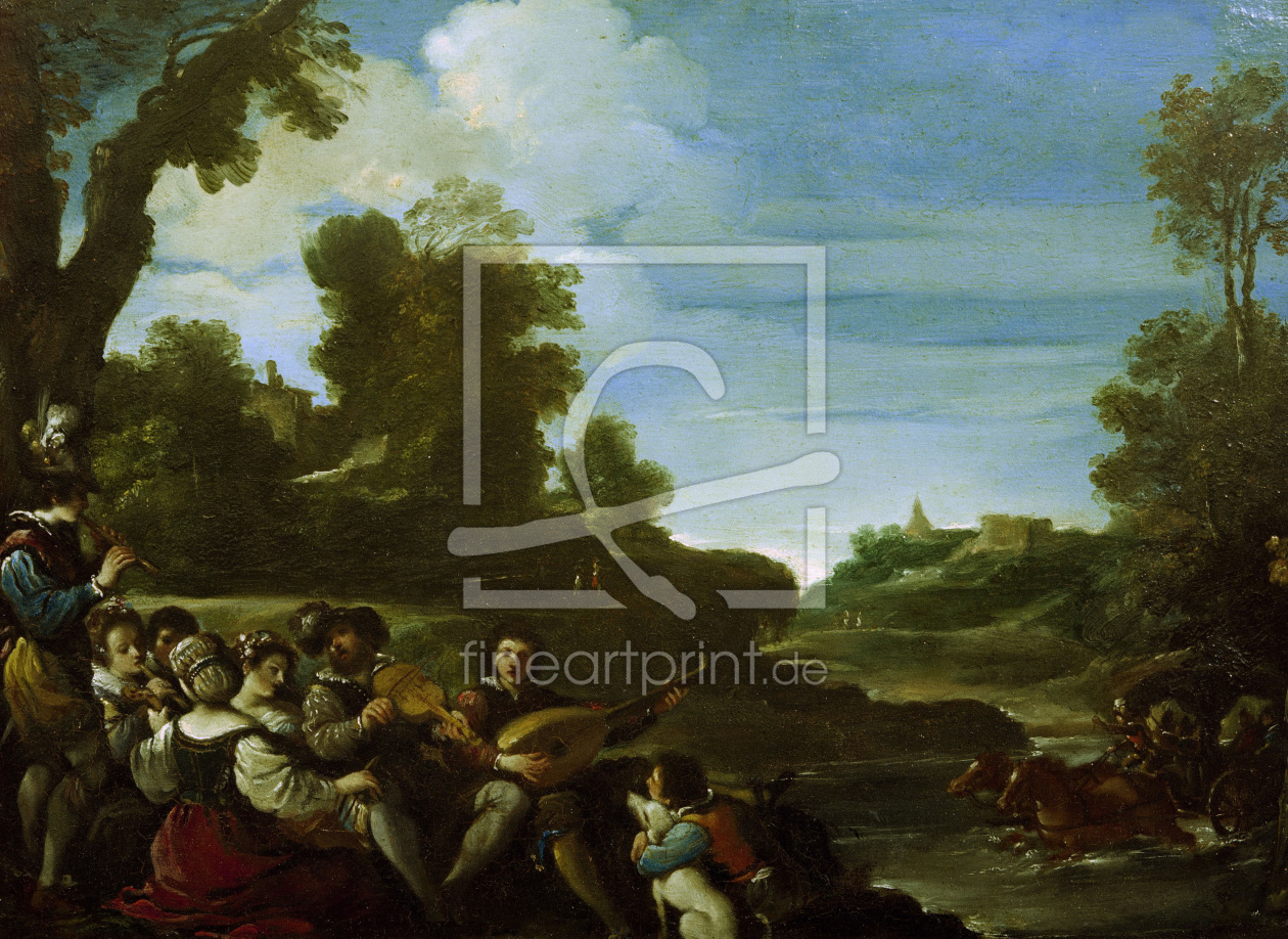 Bild-Nr.: 30009251 Guercino, Summer Diversions / Paint. erstellt von Guercino, Giovanni Francesco Barbieri