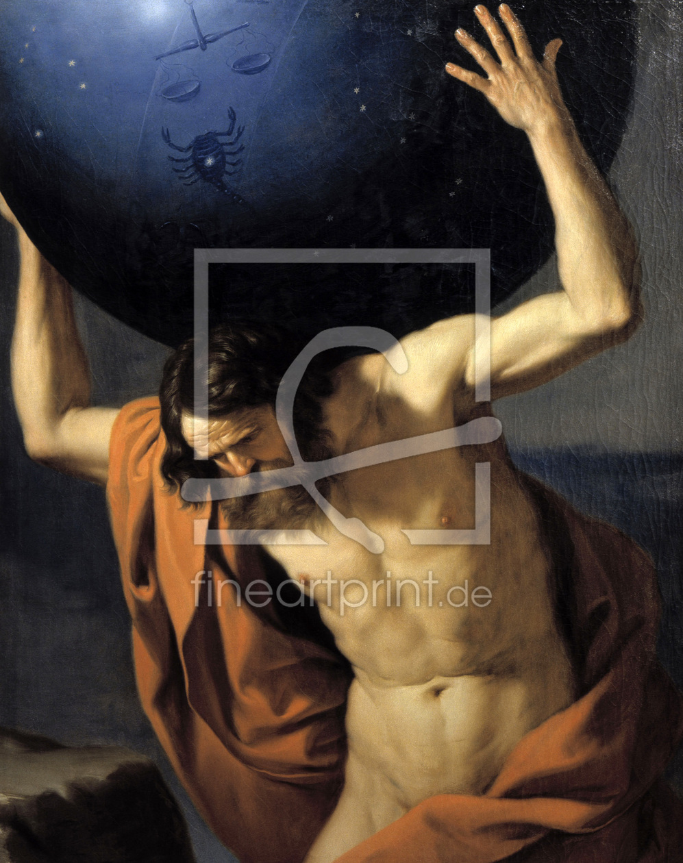 Bild-Nr.: 30009277 Guercino / Atlas erstellt von Guercino, Giovanni Francesco Barbieri