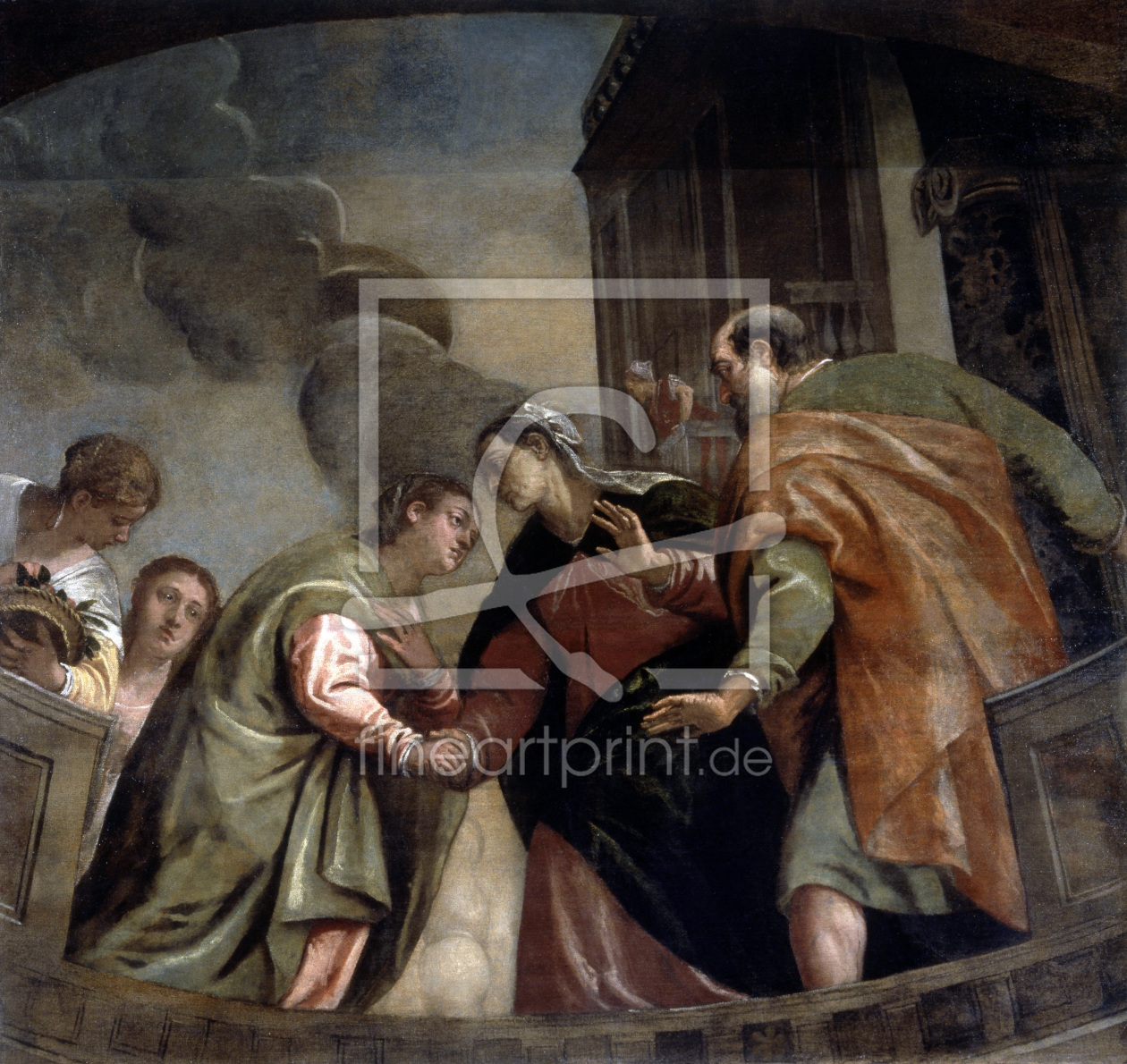 Bild-Nr.: 30009329 The Visitation / Veronese / C16th erstellt von Veronese, Paolo