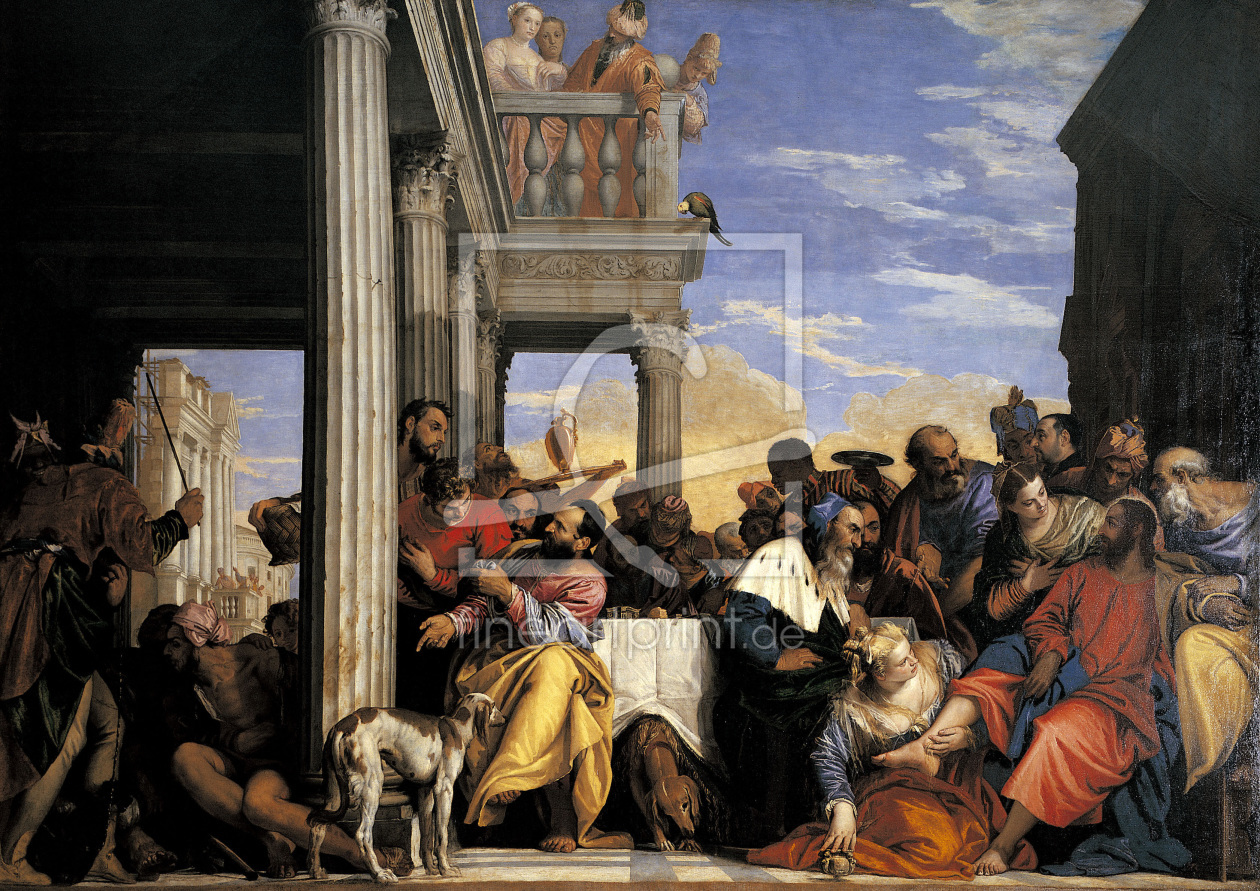 Bild-Nr.: 30009343 Veronese / Banquet at the House of Simon Bild-Nr.: 30009343 Veronese / Banquet at the House of Simon erstellt von Veronese, Paolo