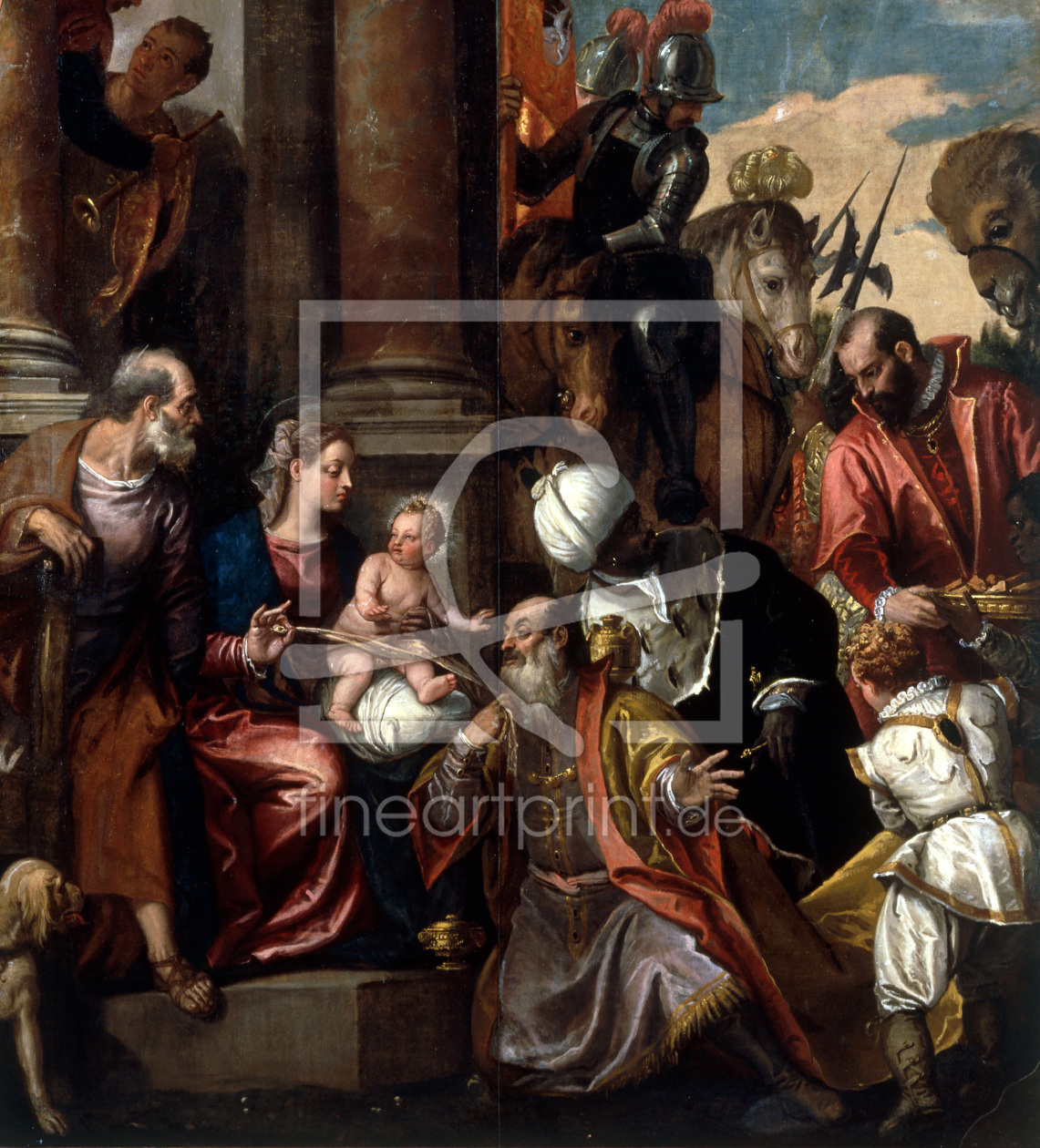 Bild-Nr.: 30009357 P.Veronese / Adoration of the Kings /Ptg erstellt von Veronese, Paolo