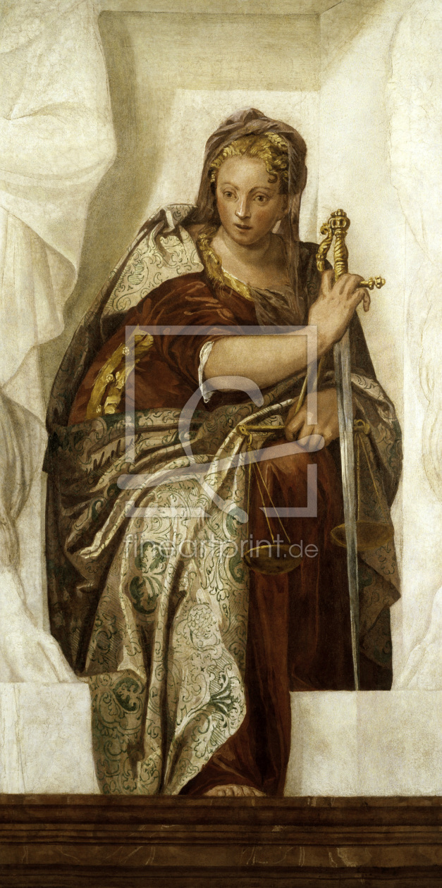 Bild-Nr.: 30009371 Justitia / Painting by Veronese erstellt von Veronese, Paolo