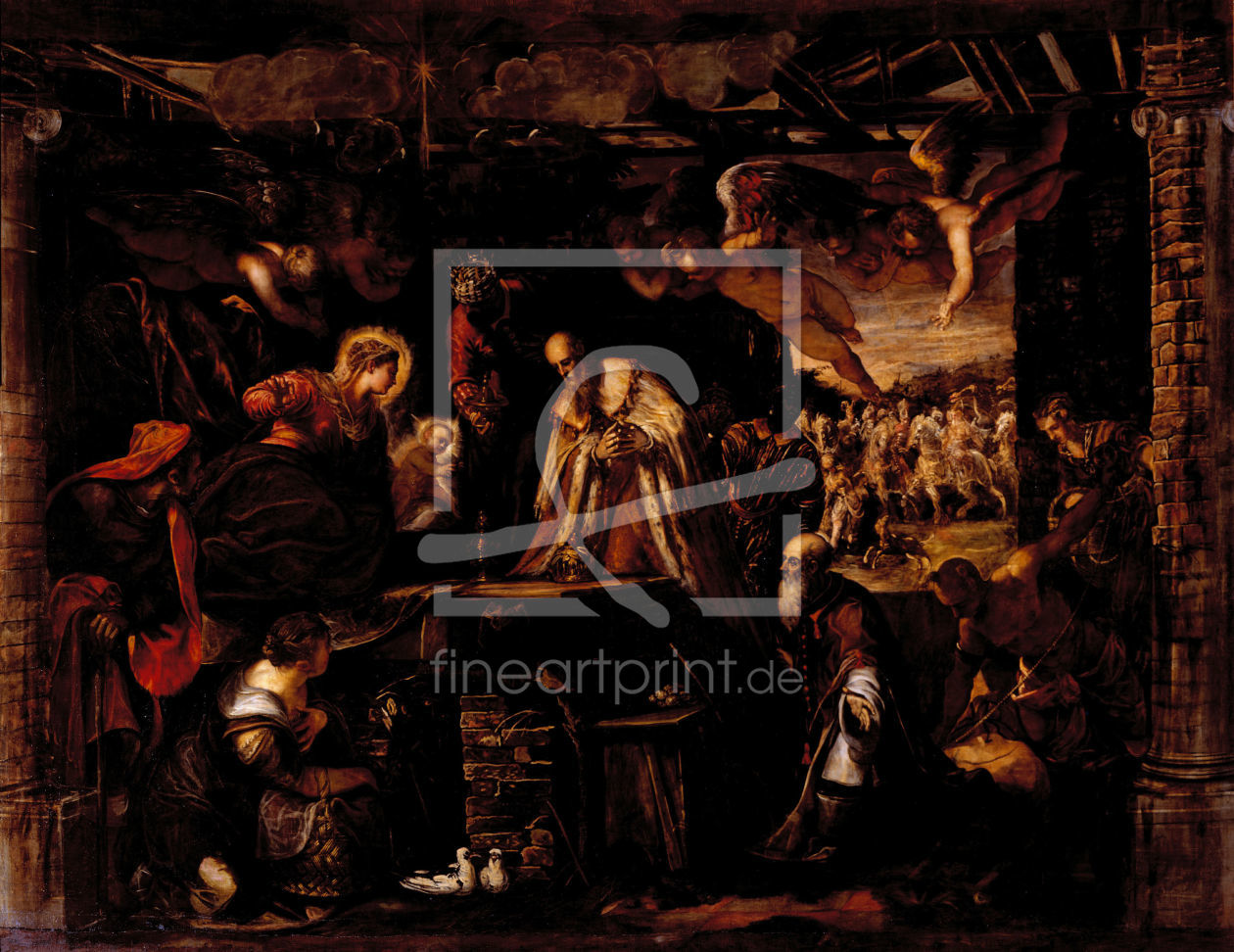 Bild-Nr.: 30009383 Tintoretto, Adoration of Kings Bild-Nr.: 30009383 Tintoretto, Adoration of Kings erstellt von Tintoretto, Jacopo