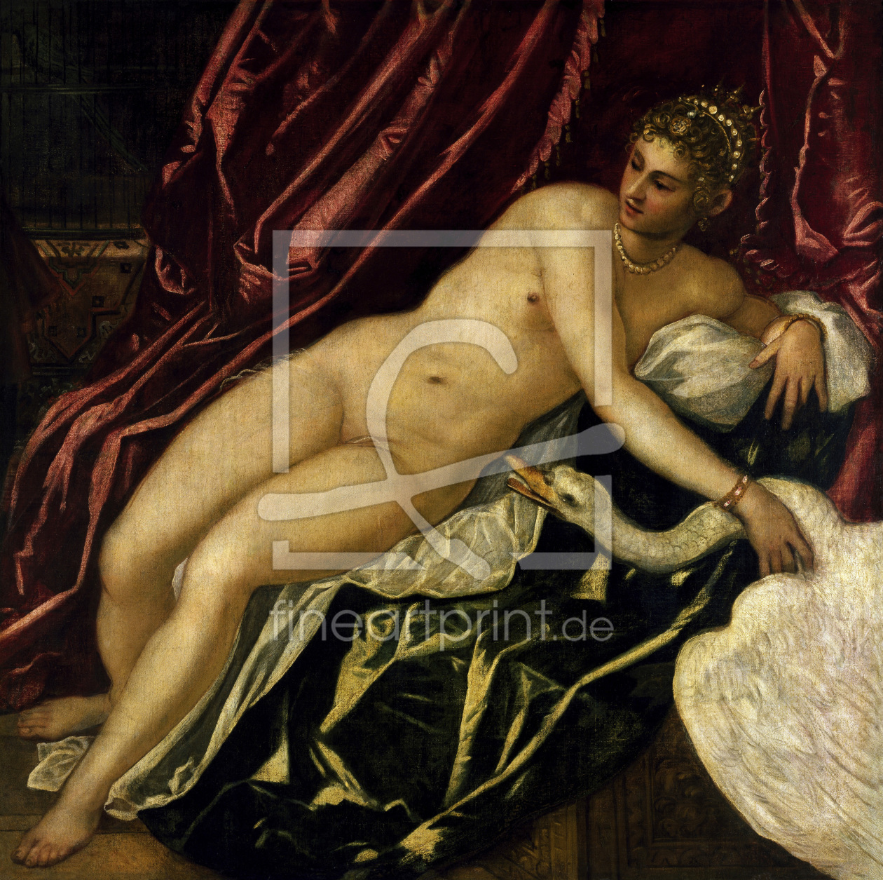 Bild-Nr.: 30009401 Tintoretto, Leda and the Swan erstellt von Tintoretto, Jacopo