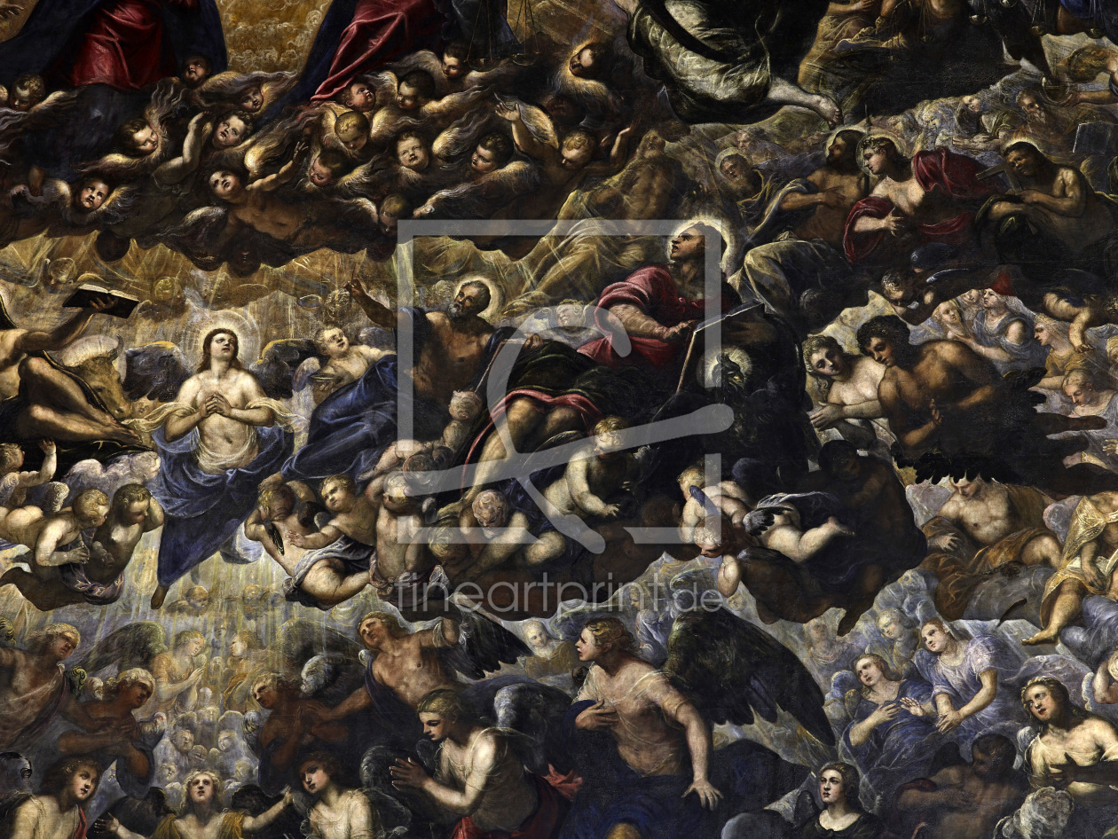 Bild-Nr.: 30009435 Tintoretto, Paradies, Ausschnitt erstellt von Tintoretto, Jacopo