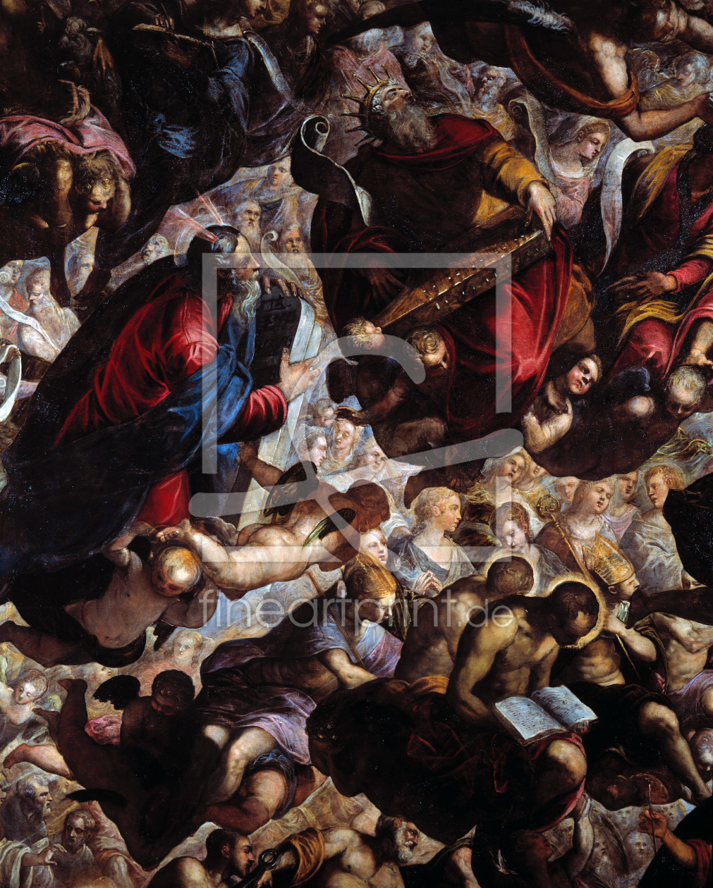 Bild-Nr.: 30009457 Tintoretto / Paradise, Detail / 1588/92 erstellt von Tintoretto, Jacopo