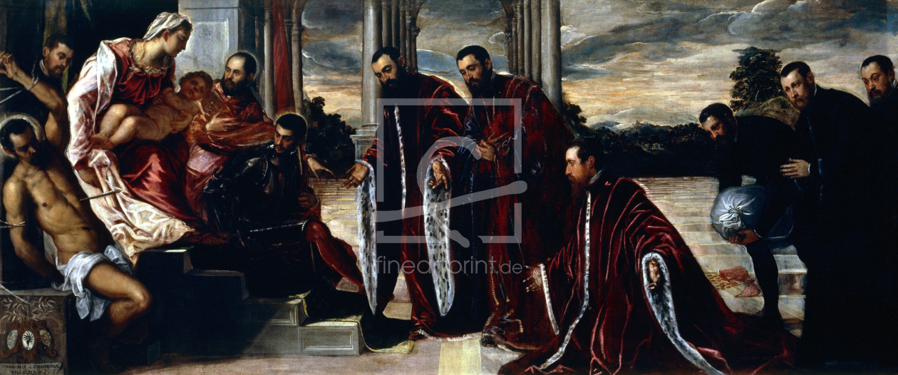 Bild-Nr.: 30009491 Tintoretto, Madonna of the Treasury erstellt von Tintoretto, Jacopo