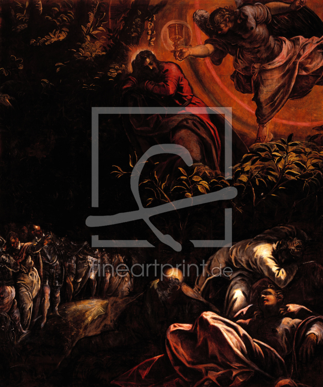 Bild-Nr.: 30009507 Tintoretto, Christ at Mount of Olives erstellt von Tintoretto, Jacopo