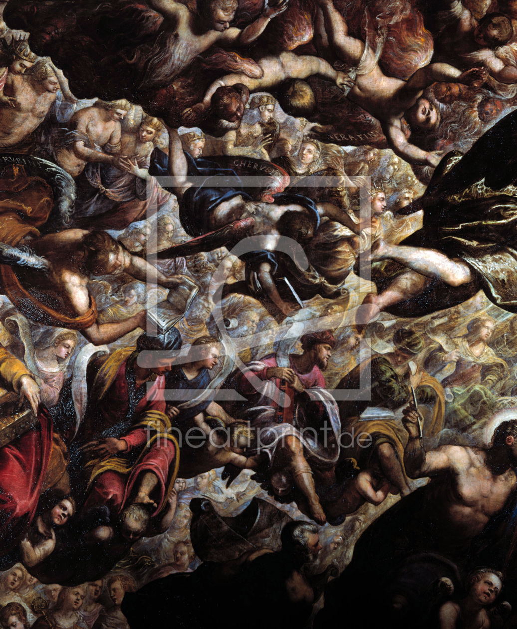Bild-Nr.: 30009519 Tintoretto / Paradise, Detail / 1588/92 Bild-Nr.: 30009519 Tintoretto / Paradise, Detail / 1588/92 erstellt von Tintoretto, Jacopo