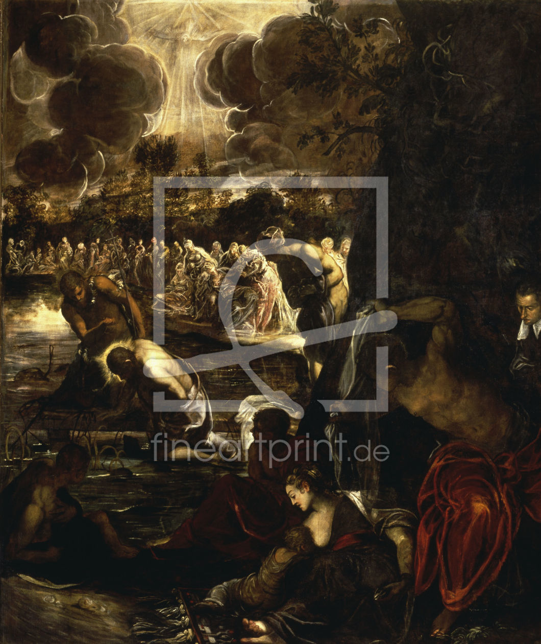 Bild-Nr.: 30009525 Tintoretto, Baptism of Christ erstellt von Tintoretto, Jacopo