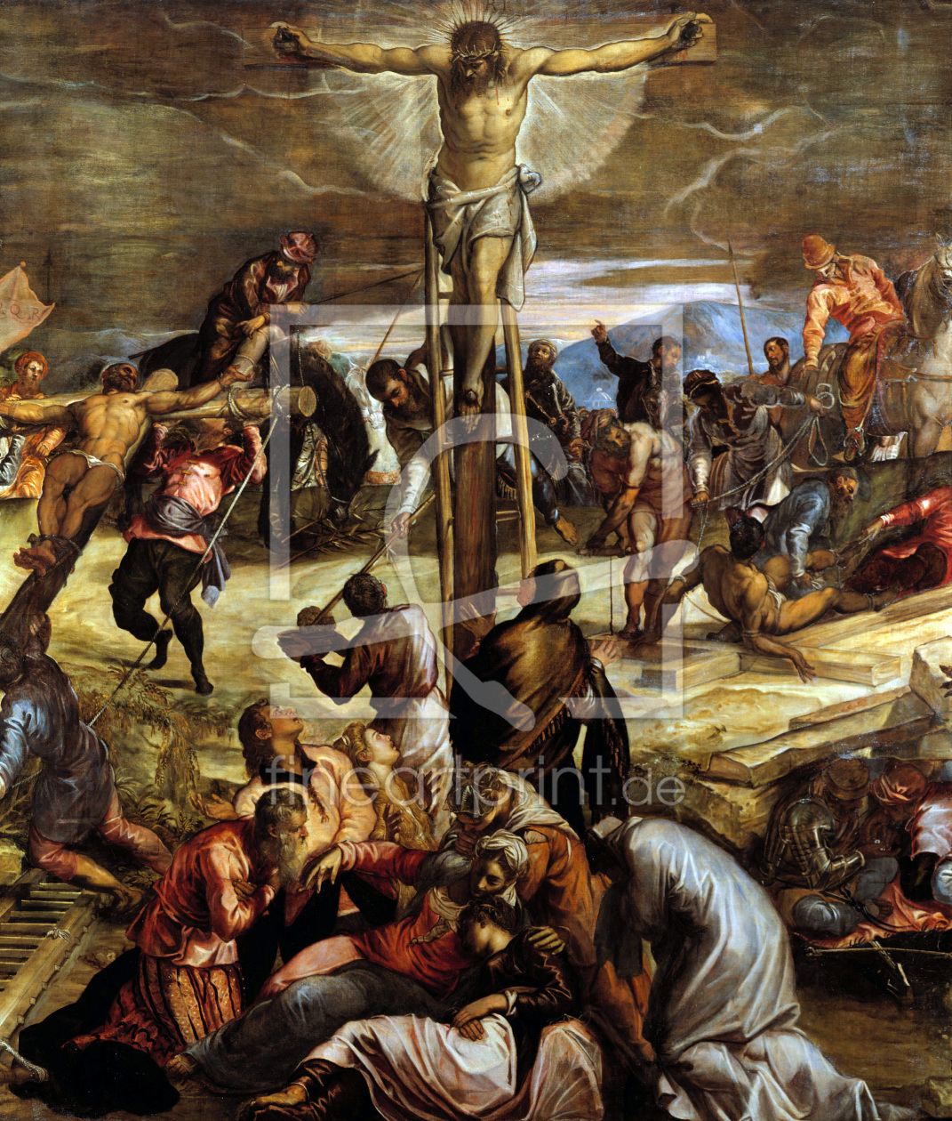 Bild-Nr.: 30009563 Tintoretto, Crucifixion, Detail erstellt von Tintoretto, Jacopo